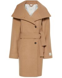 Calvin Klein - Mantel Mit Gürtel - Lyst