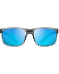 Maui Jim - Pokowai Polarised Rectangular-Frame Sunglasses - Lyst