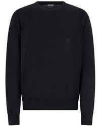 Roberto Cavalli - Pull À Monogramme Brodé - Lyst