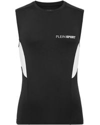 Philipp Plein - Technical Jersey T-Shirt Sleeveless - Lyst