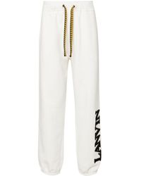 Lanvin - Pantalones de chándal con logo bordado de x Future - Lyst