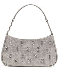 Elisabetta Franchi - Bolso de hombro con letras del logo - Lyst