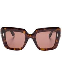 Tom Ford - Esme Tortoiseshell Sunglasses - Lyst