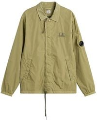 C.P. Company - Logo-Embroidered Shirt Jacket - Lyst