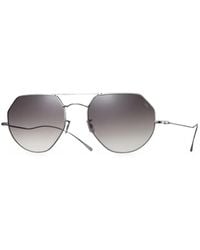 Eyevan 7285 - 1007 Geometric-Frame Sunglasses - Lyst