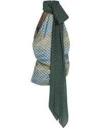 Dries Van Noten - Top con motivo geométrico - Lyst