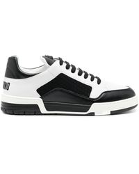 Moschino - Two-tone Panelled Sneakers - Lyst