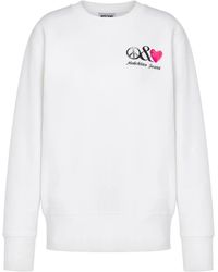 Moschino - Katoenen Hoodie Met Print - Lyst