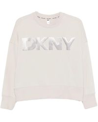 DKNY - Logo-Detail Sweatshirt - Lyst