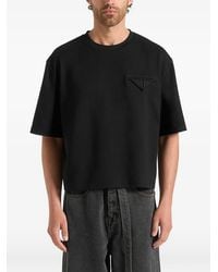 Manière De Voir - Leon Boxy Cropped T-Shirt - Lyst