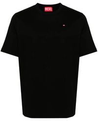 DIESEL - T-shirt avec logo D appliqué - Lyst