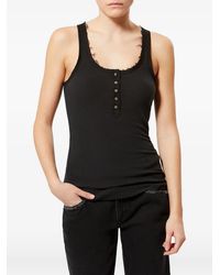 Isabel Marant - Helma Button-Fastening T-Shirt - Lyst