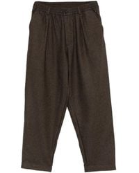 Universal Works - Pleated Elasticated-Waist Trousers - Lyst