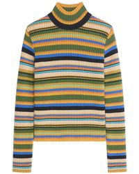 Dries Van Noten - Ribbed Wool Sweater - Lyst