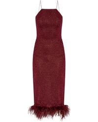 Oséree - Abito Midi Con Decorazione - Lyst
