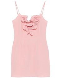 Magda Butrym - Ruffled Floral-Appliqué Mini Dress - Lyst