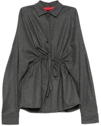 Thelatest - E-Dalida Drawstring-Waist Shirt - Lyst