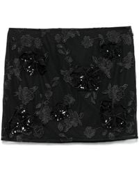 ROTATE BIRGER CHRISTENSEN - フローラル ミニスカート - Lyst