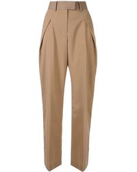 Sacai - Stripe Detail Straight-Leg Trousers - Lyst