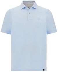 BOGGI - Cotton Piqué Polo Shirt - Lyst