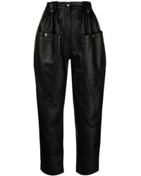 Moschino - Pleat-Detail Cropped Trousers - Lyst