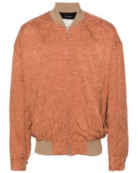 Song For The Mute - Paisley-jacquard Bomber Jacket - Lyst