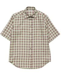 Acne Studios - Checked Buttoned Shirt - Lyst
