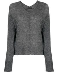 Goen.J - Pull En Maille À Col V - Lyst