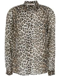 Jucca - Camisa Con Motivo De Leopardo - Lyst