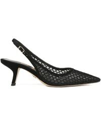 Sam Edelman - 40Mm Hazel Mesh-Panelled Slingback Pumps - Lyst