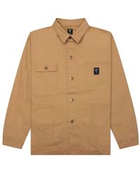 South2 West8 - Hemdjacke mit Brusttasche - Lyst