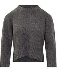 Loulou de Saison - Pull En Cachemire Mora Lds À Ourlet Côtelé - Lyst