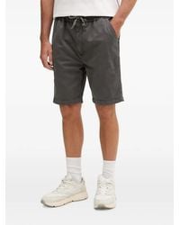 Alpha Industries - Drawstring-Waist Logo-Patch Shorts - Lyst