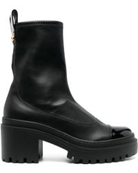 Giuseppe Zanotti - 70Mm Vicentha Chunky Boots - Lyst