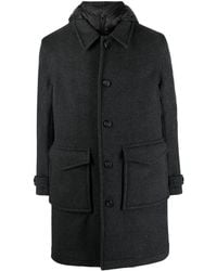 Woolrich - Mantel Mit Knopfverschluss - Lyst
