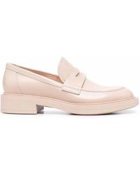 Gianvito Rossi - Harris Leather Loafers - Lyst