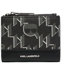 Karl Lagerfeld - K/ikonik 2.0 Bifold Wallet - Lyst