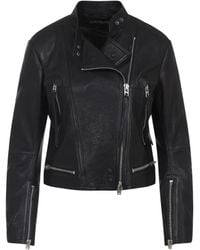 Tom Ford - Veste En Cuir À Fermeture Zippée - Lyst