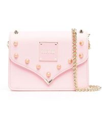 Versace Jeans Couture Spike-studs Crossbody Camera Bag in Pink Womens Bags Shoulder bags Save 18% 