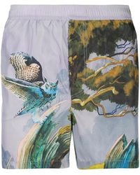 Valentino Garavani - Floating Island Print Swim Shorts - Lyst