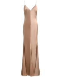 12 STOREEZ - Ava Silk Maxi Dress - Lyst
