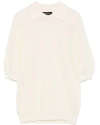 Fabiana Filippi - T-Shirt mit Pailletten - Lyst