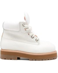 PDF - Strada Lace-Up Boots - Lyst