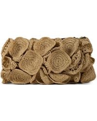 FARM Rio - Flower-Appliqué Clutch Bag - Lyst