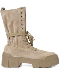 Vic Matié - V14 Roccia Lace-Up Suede Boots - Lyst