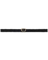 Anine Bing - Ceinture En Cuir À Design Tressé - Lyst