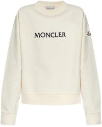 Moncler - Sweater Met Logoprint - Lyst