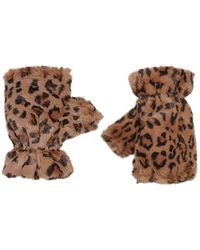 Apparis - Leopard-print Fingerless Gloves - Lyst