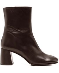 Poeve - Thea Side-Zip Block-Heel Boots - Lyst