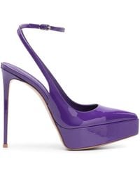 Le Silla - Uma 130Mm Patent-Finish Pumps - Lyst